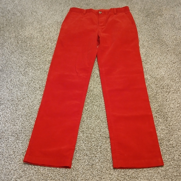 Vineyard Vines by Shep & Ian Red Corduroy Pants Boys Size 18 - Picture 1 of 4